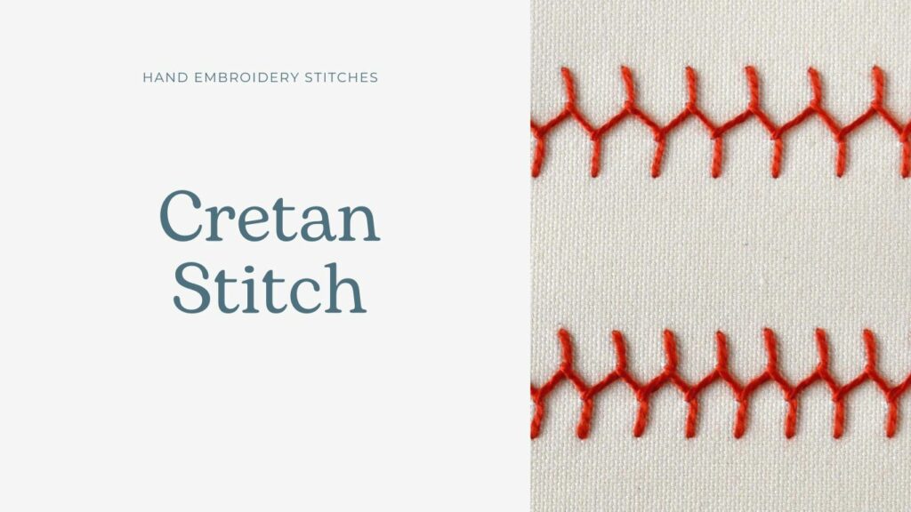 Cretan Stitch embroidery