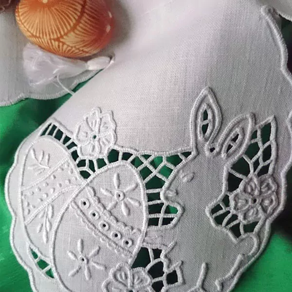 Easter cutwork embroidery