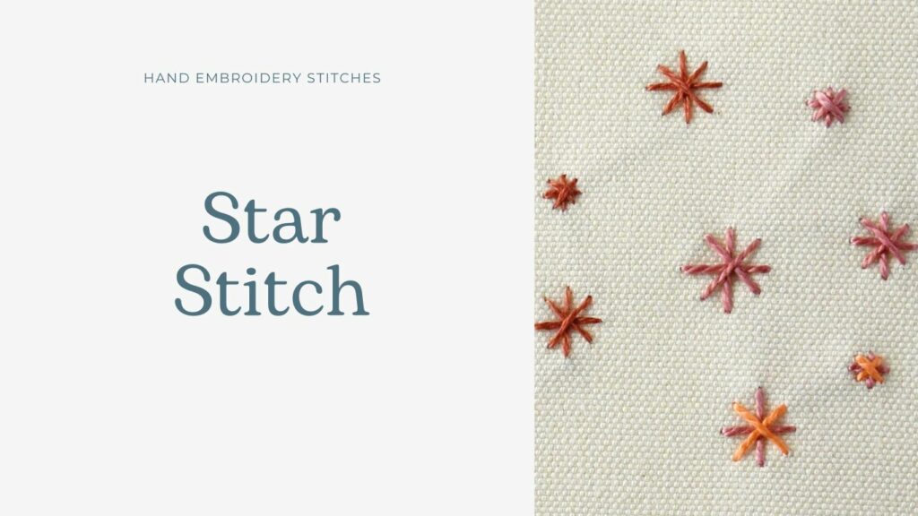 Star Stitch embroidery