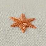 Woven Star stitch filled orange