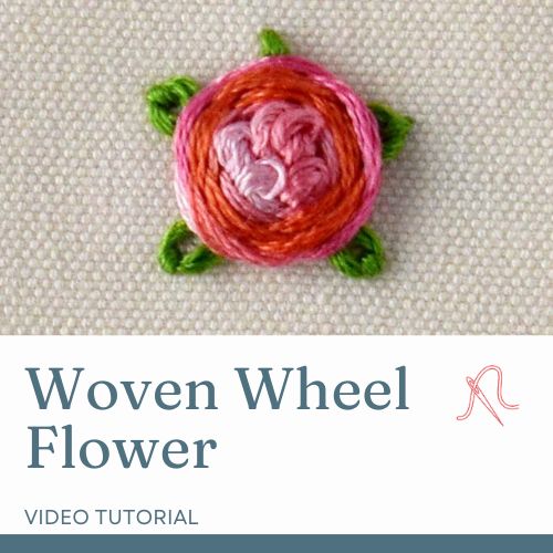Woven wheel flower video card