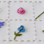 Sei fiori con punto bullion