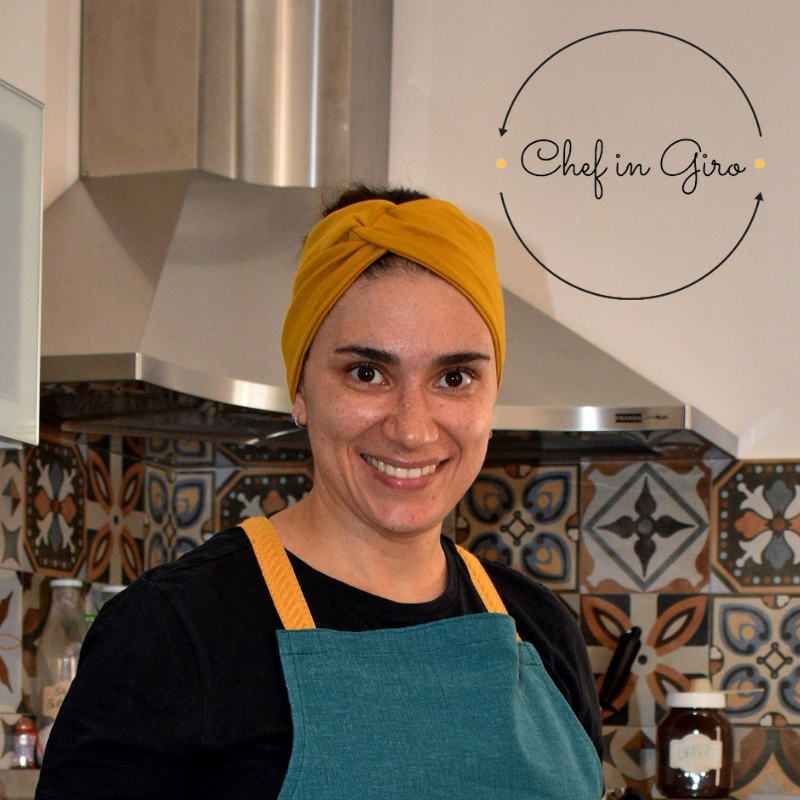 Kitchen textiles with Chef in Giro