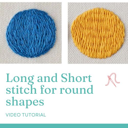 Long and Short stitch for round shapes video card