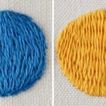 Punto lungo e corto per forme rotonde. Impara a ricamare una sfera e un cerchio