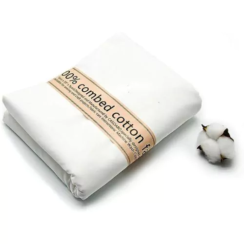 White cotton fabric on Amazon