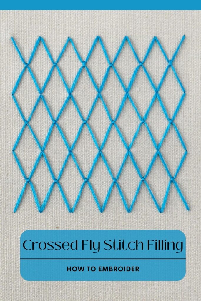Embroider Like a Pro: Crossed Fly Stitch for filling!