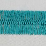 Closed Cretan stitch green small