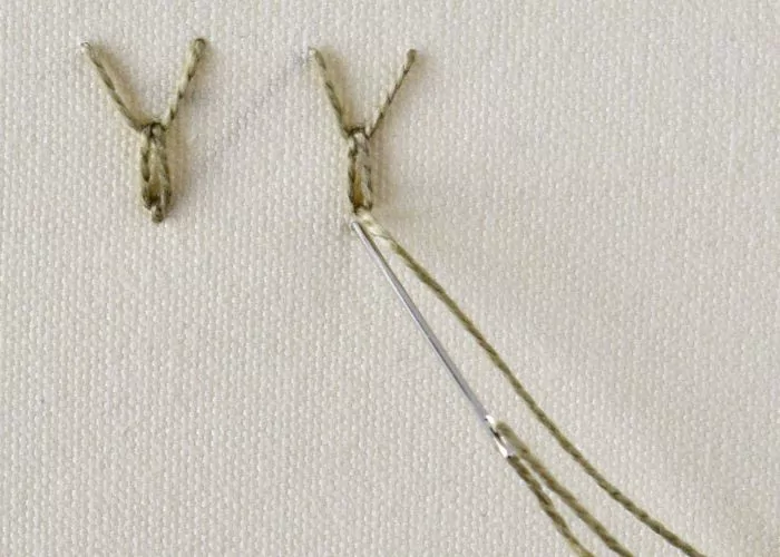 Tete de Boeuf Stitch step2