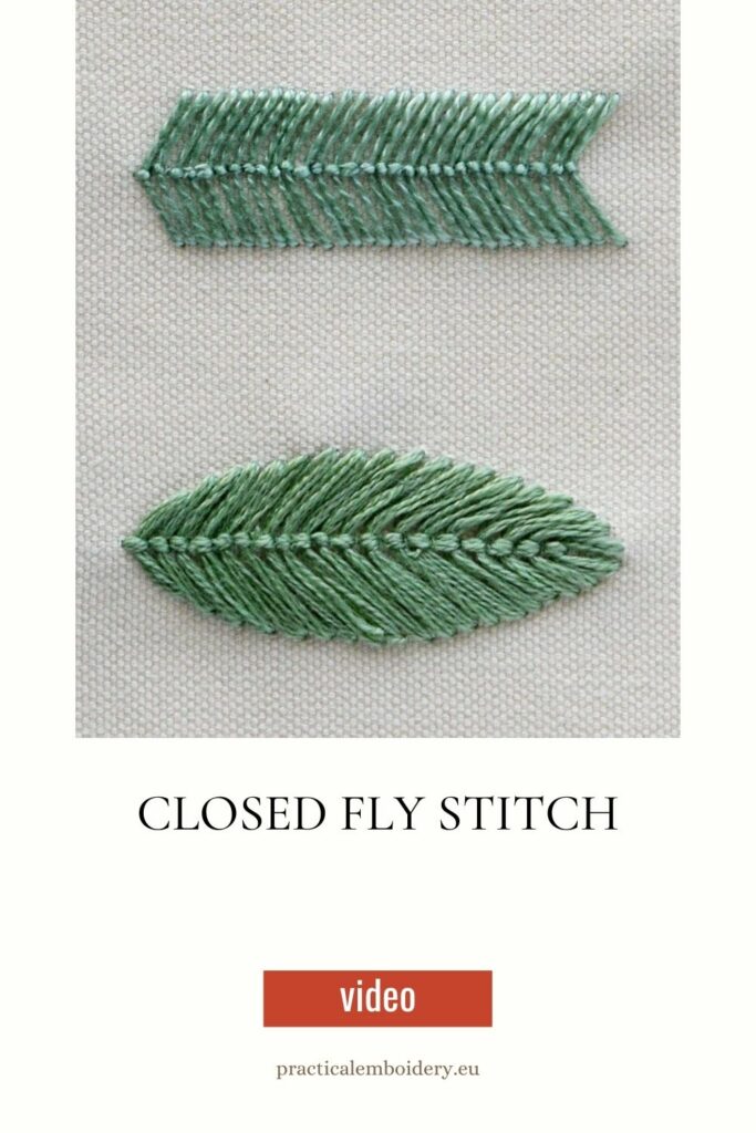 Perfect Your Embroidery with Closed Fly Stitch