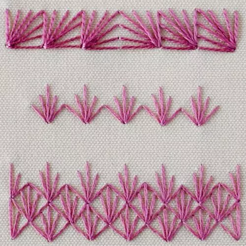 Fan Stitch embroidery small image