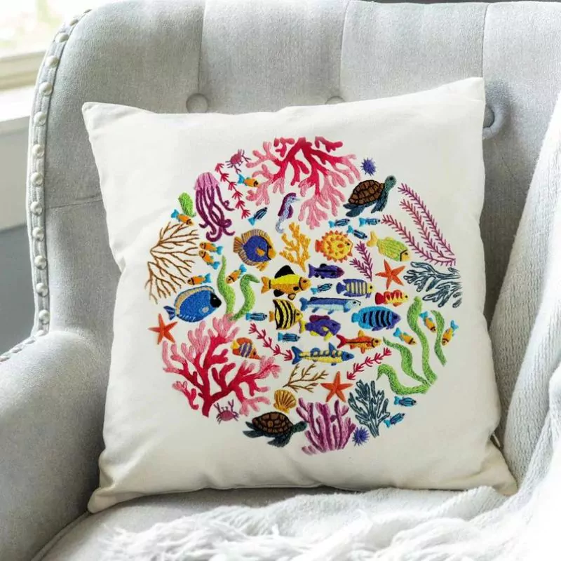 Ocean Wonders - hand embroidery PDF pattern by Stitch doodles Design