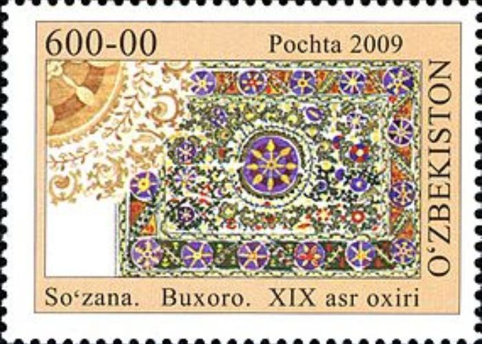 Francobolli dell'Uzbekistan, 2009 - Bukhara Suzani