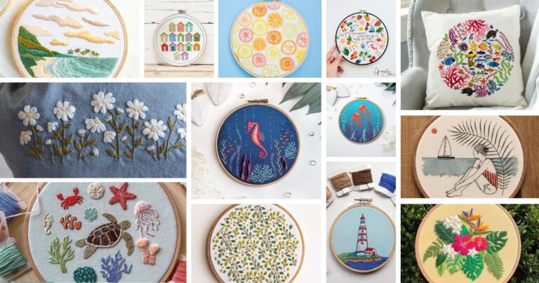 Sommerliche Handstick-Designs: Stickideen und Inspiration für die sonnige Jahreszeit