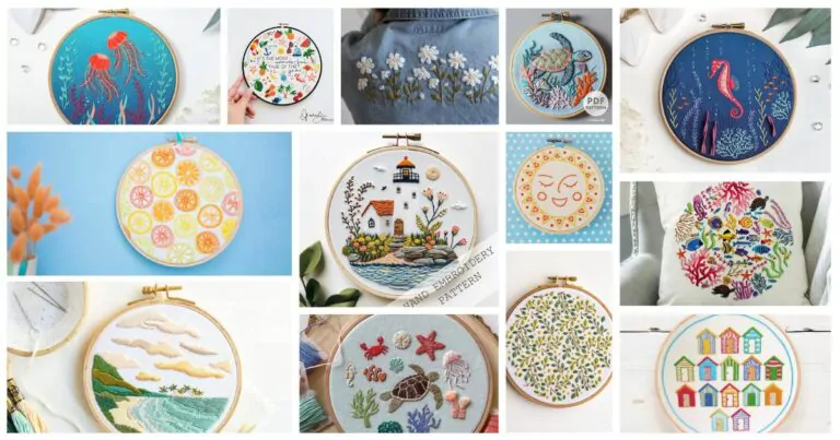Summer Hand Embroidery Designs: Embroidery ideas and inspiration for the sunny season