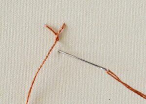 Twisted Fly Stitch step4