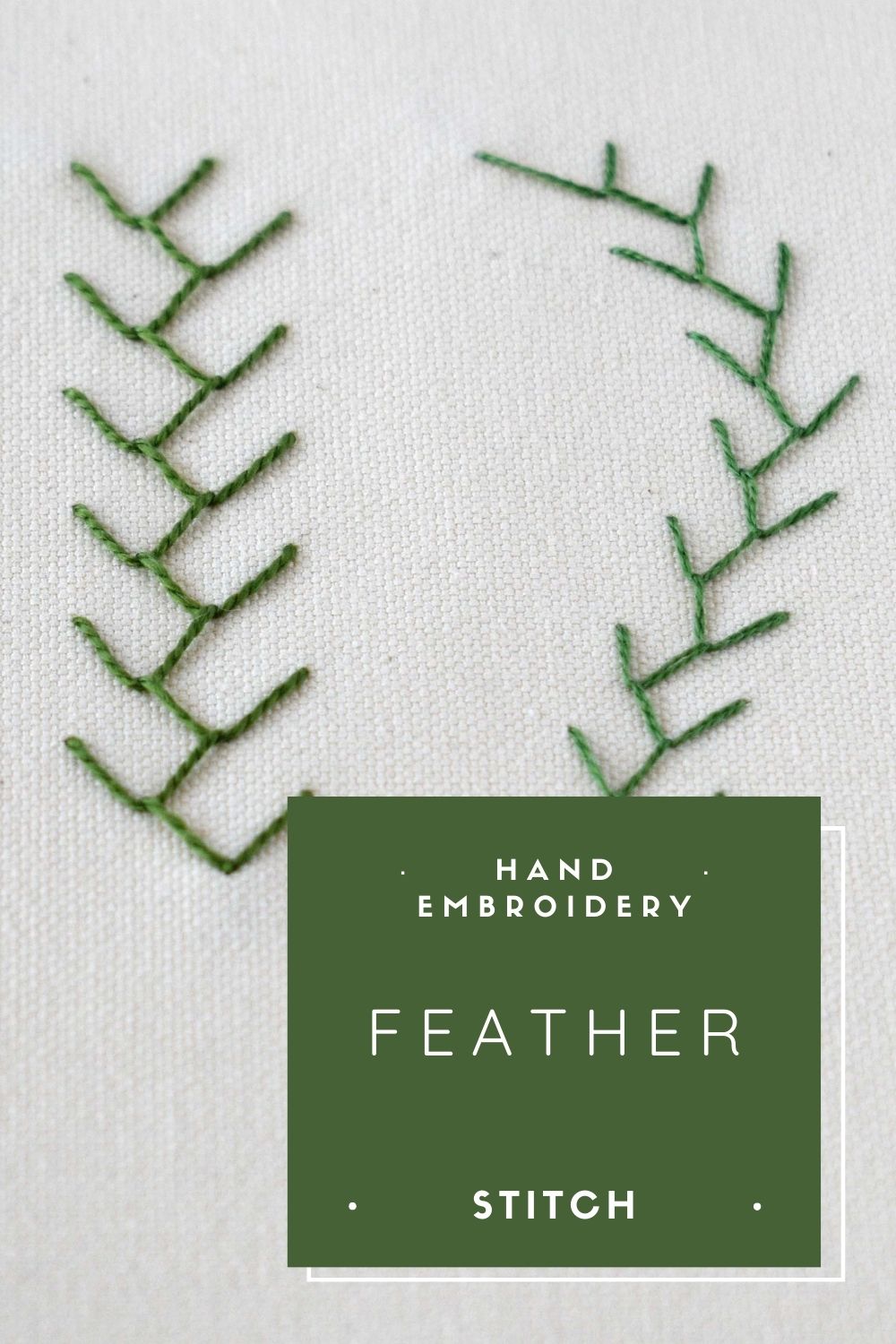 Master Feather Stitch in Easy Steps!