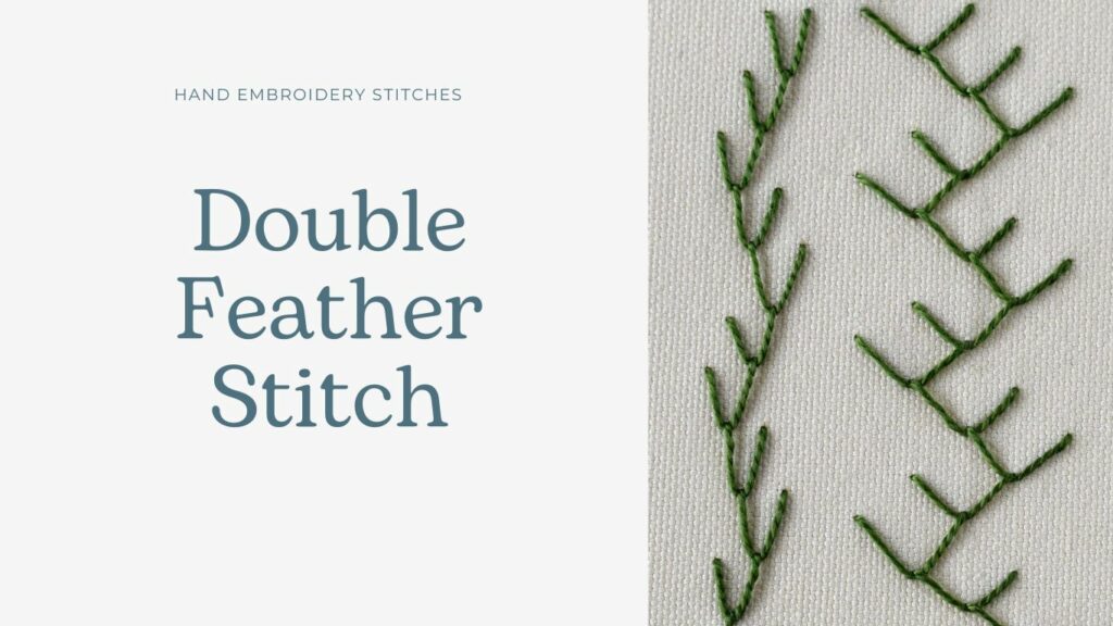 Double Feather Stitch Embroidery
