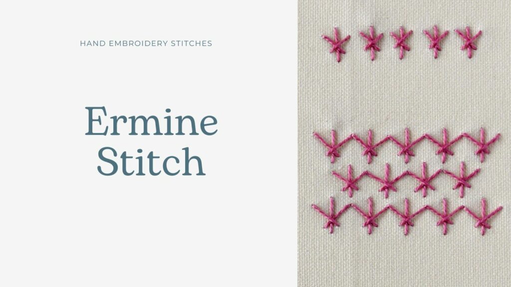 Ermine Stitch Embroidery