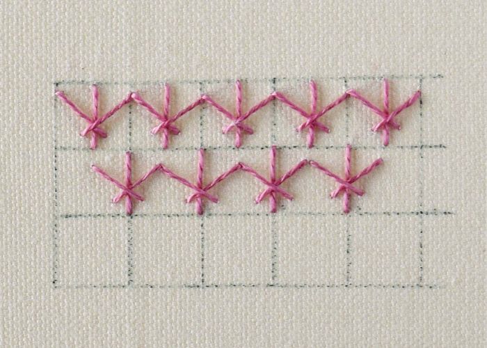 Ermine Stitch embroidery filling