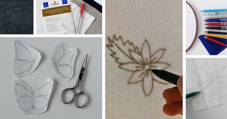 How To Trace Pattern on Fabric: Five Methods For Fast And Easy Embroidery Pattern Transfer