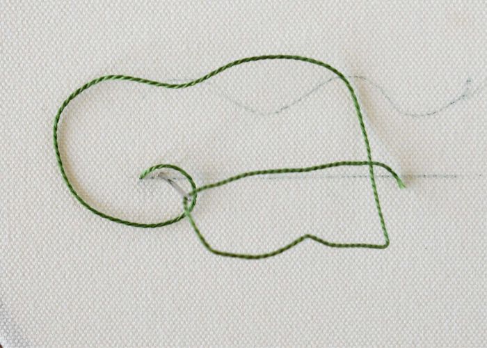 Scroll Stitch Schritt 1