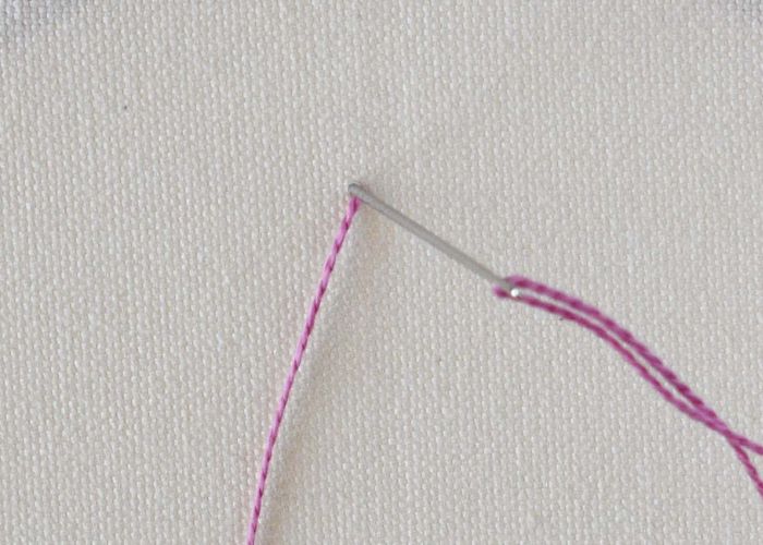 Tulip Stitch Step 1