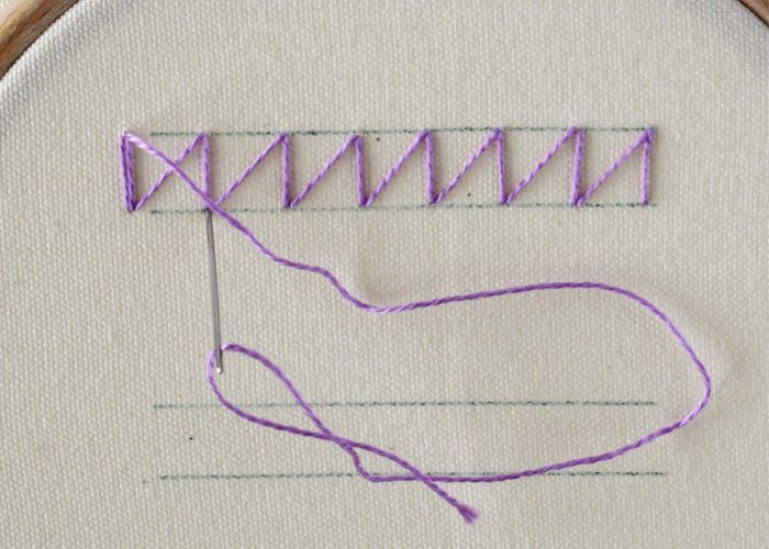 Zigzag Stitch Step7