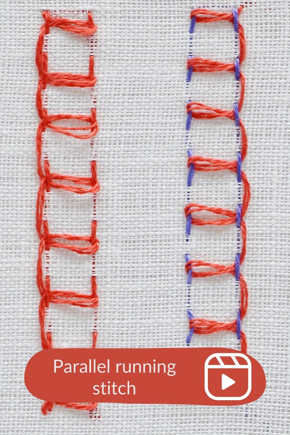 Parallel Running Stitch PIN