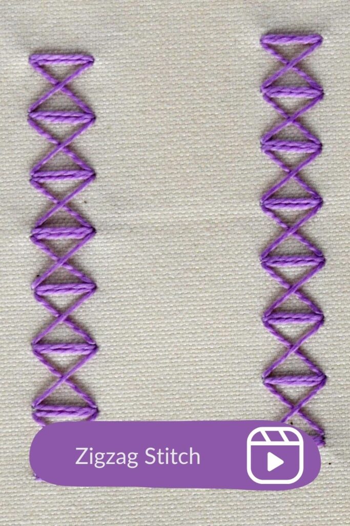 Zigzag Stitch embroidery Video Guide