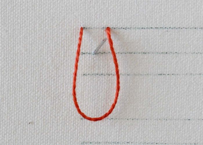 Anklet stitch Step 2