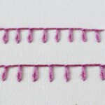 Basque Stitch embroidery