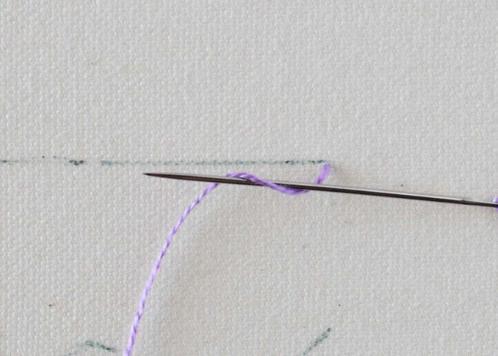 Cable Chain Stitch Step 1