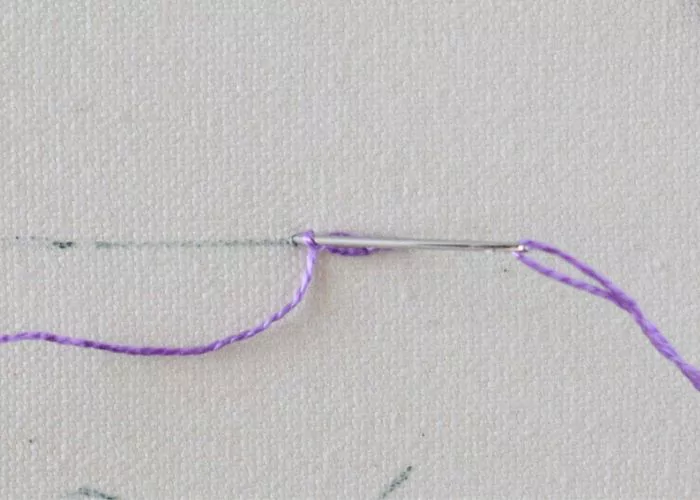 Cable Chain Stitch Step 2