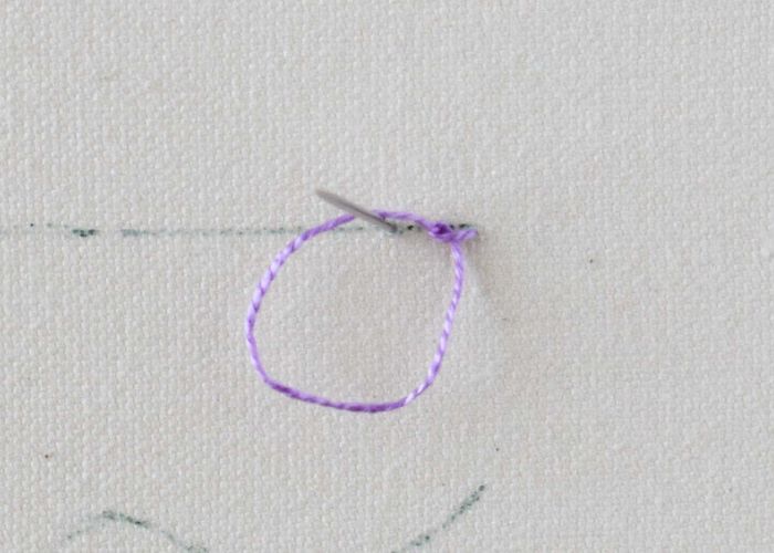 Cable Chain Stitch Step 3