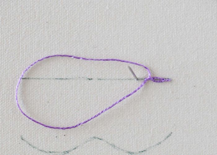 Cable Chain Stitch Step 4