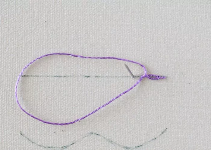 Cable Chain Stitch Step 4