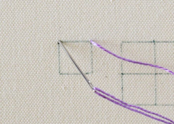 Eastern Stitch Step 1