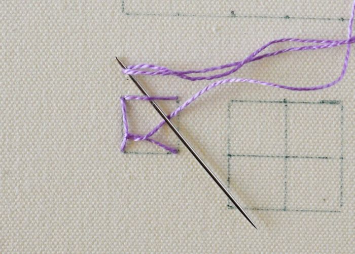 Eastern Stitch Step 4