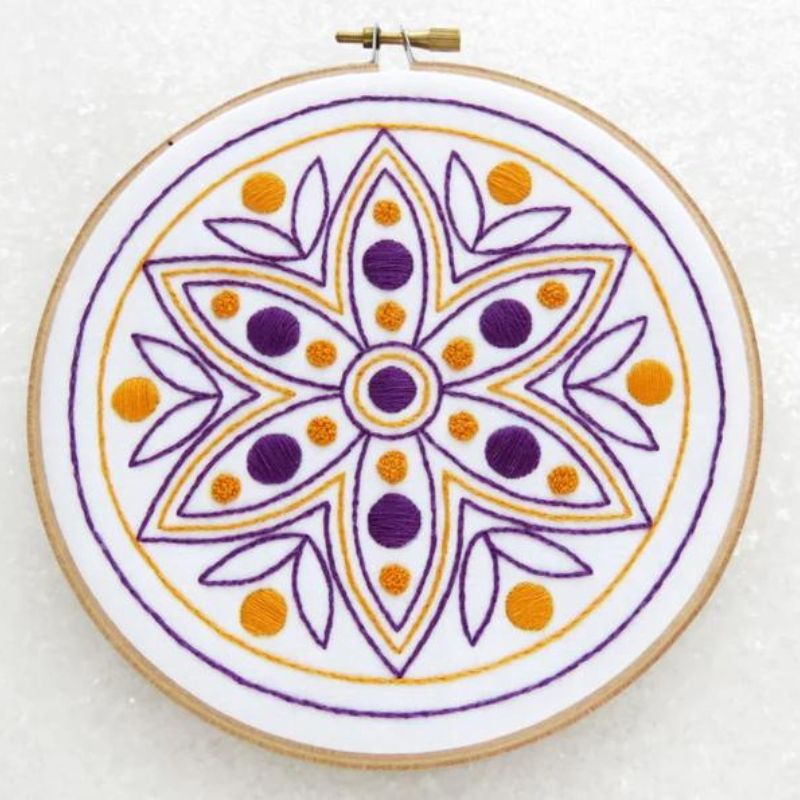 Rangoli - patrón de bordado de OhSewBootiful en Etsy