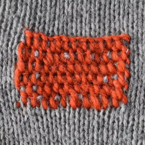 Scotch Darning Stitch embroidery for mending