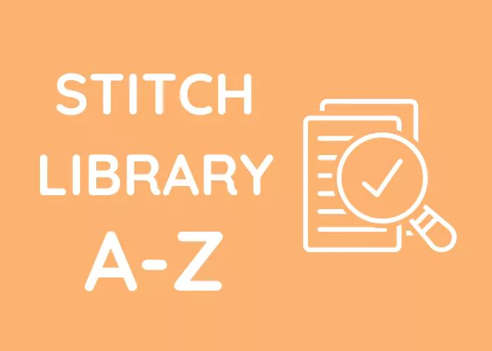 Stitch Library A-Z Icon 