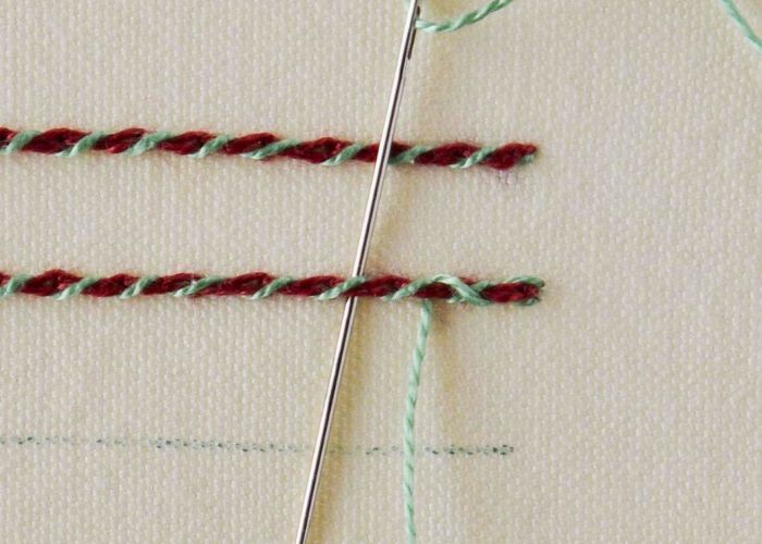 Whipped Chain Stitch step 3