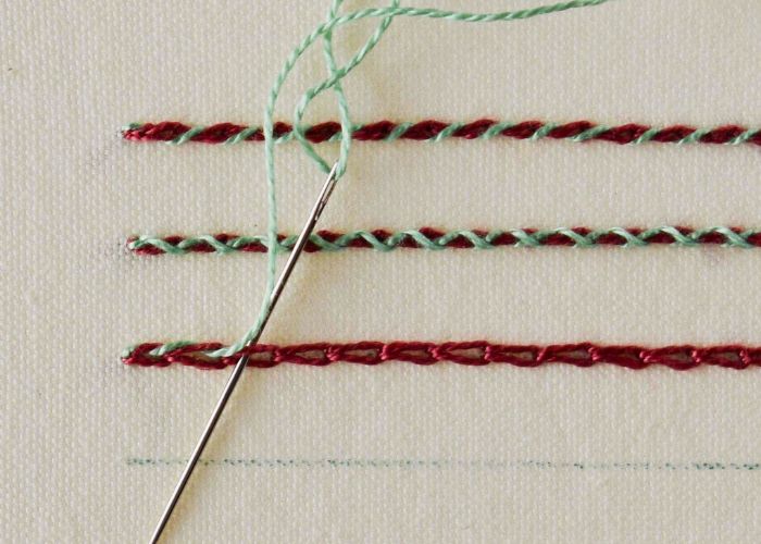 Whipped Chain Stitch step 4jpg