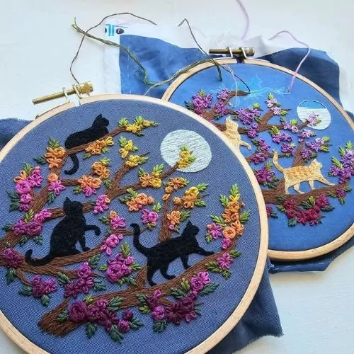 Catwalk - by JessLongEmbroidery on Etsy