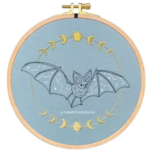 Celestial Bat - by TheArtfulPossum on Etsy