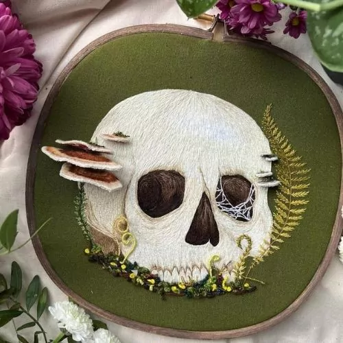 Halloween Hand Embroidery Pattern