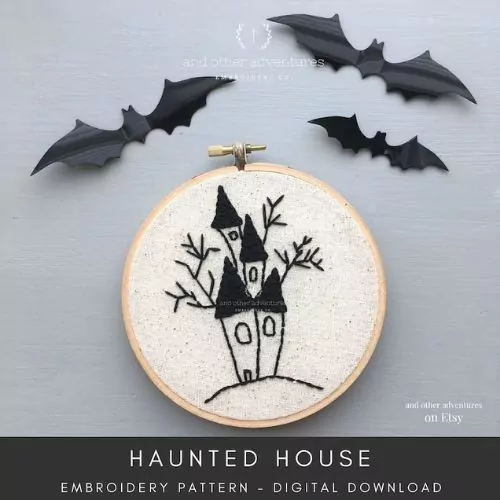 Spooky Haunted House - por AndOtherAdventures en Etsy