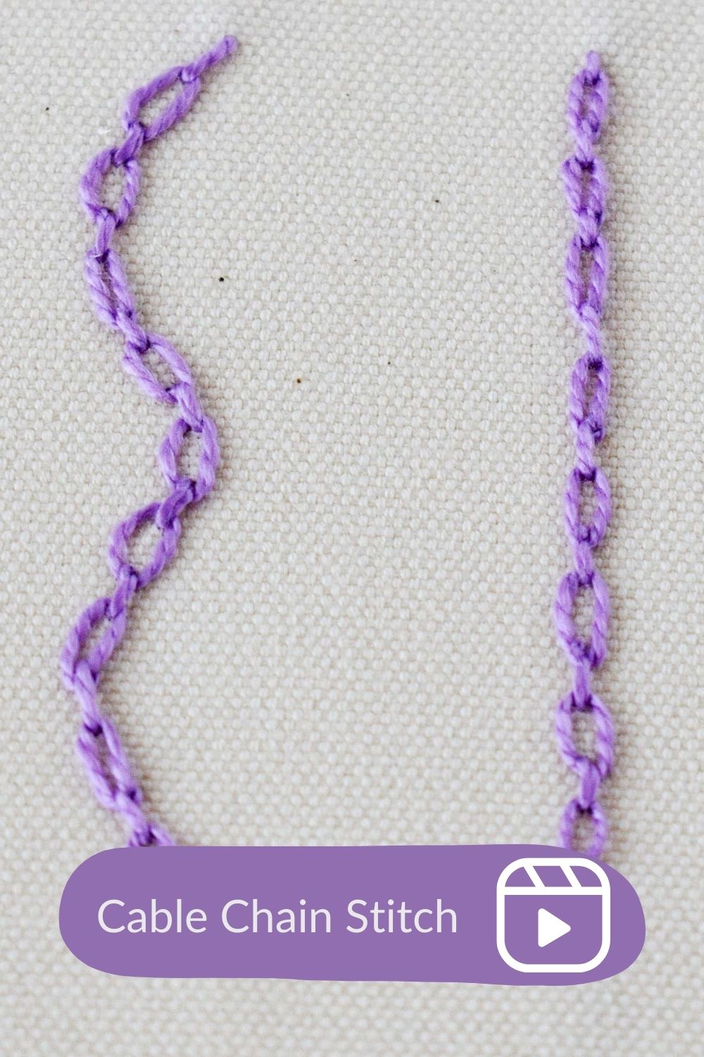 Quick Video Tutorial for Stunning Cable Chain Stitch
