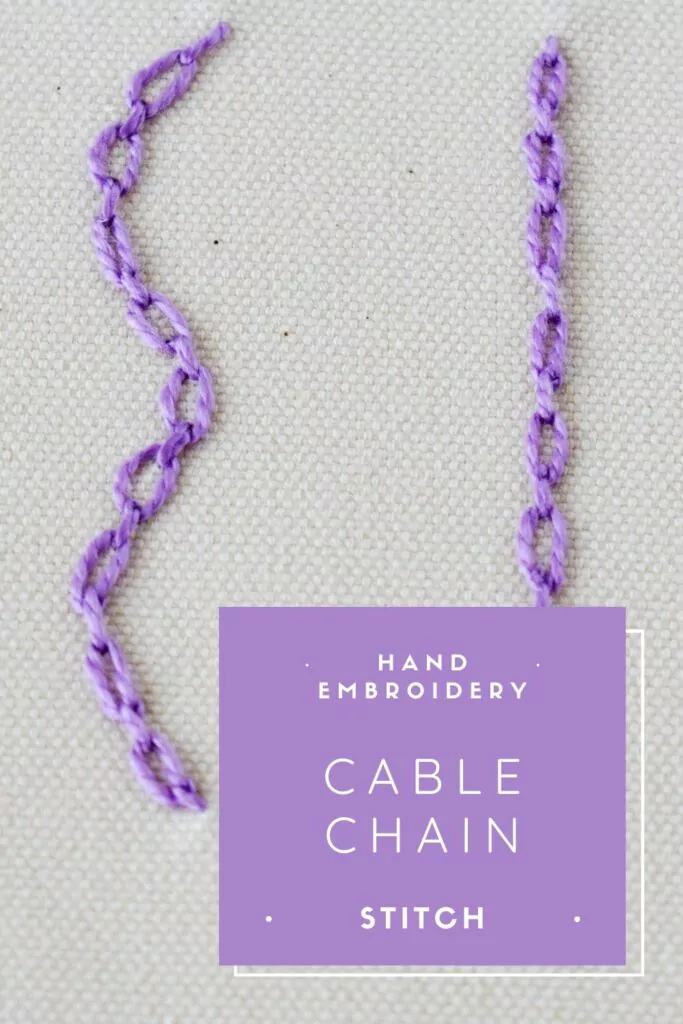 Step-by-Step Guide to Cable Chain Stitch